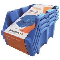 Kit Com 4 Gavetas Empilháveis N°5 Azul - 42018 - Presto