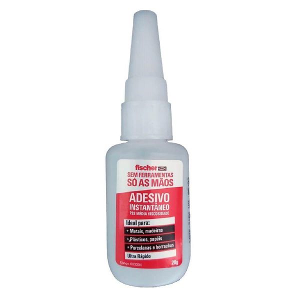 Adesivo Instantâneo 20g - 603304 - Fischer