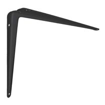 Suporte Em L De Aço Preto 25 X 30 Cm - Sl-2530-pr - Multivisão