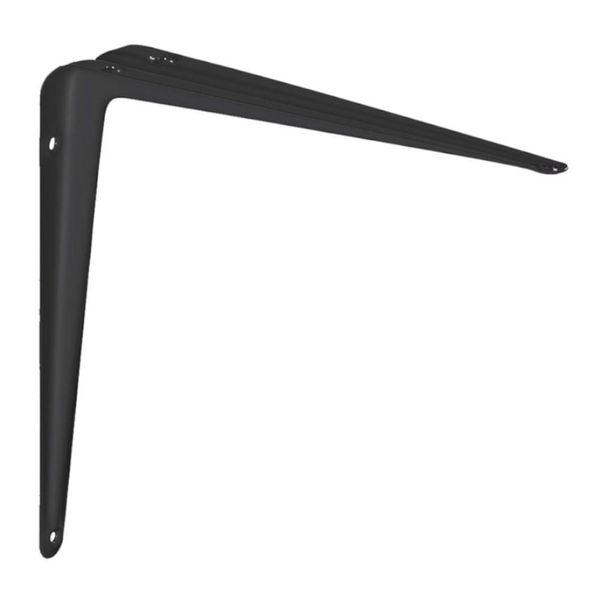 Suporte Em L De Aço Preto 25 X 30 Cm - Sl-2530-pr - Multivisão