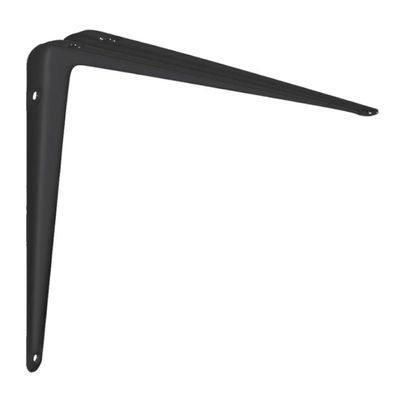 Suporte Em L De Aço Preto 15 X 20 Cm - Sl-1520-pr - Multivisão