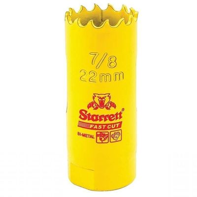 Serra Copo Bi Metal 7-8"" 22mm - Fch0078-g - Starrett Serra Copo Bimetal 7-8" 22mm Starrett