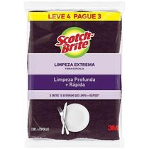 Esponja Scotch Brite Limpeza Extrema Leve 4 Pague 3 - Hb004650006 - 3m