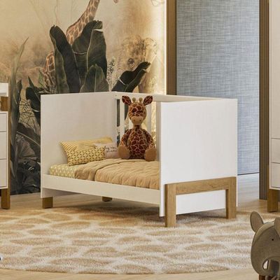 Berço Americano Mini Cama Fantasia 4300 Branco Acetinado – Qmovi