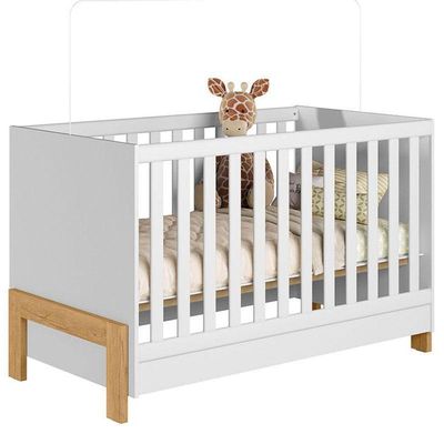 Berço Americano Mini Cama Fantasia 4300 Branco Acetinado – Qmovi