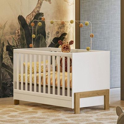 Berço Americano Mini Cama Fantasia 4300 Branco Acetinado – Qmovi