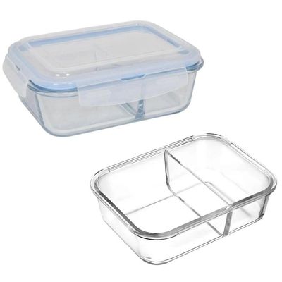 Marmita Com Divisória 1040ml Separar Legumes Da Comida Hermético