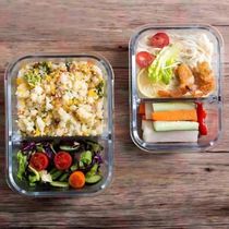 Marmita Com Divisória 1040ml Separar Legumes Da Comida Hermético