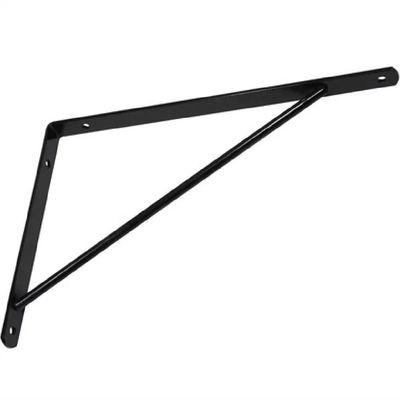Suporte Leve 15cm Preto Com Parafuso - 7361501 - Nova Zamar