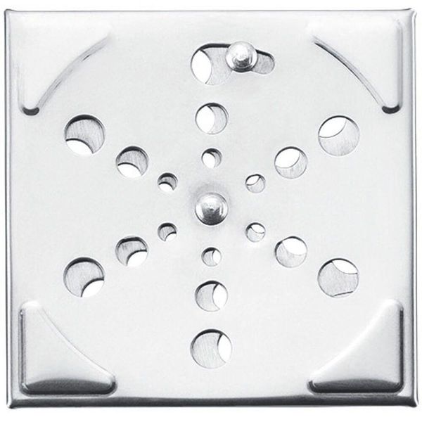 Grelha Inox Quadrada Sem Caixilho 10x10cm - Pr7403 - Pincéis Atlas