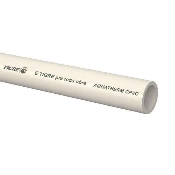 Tubo Aquatherm Bitola 42mm Cpvc 3 Metros - 17001108 - Tigre
