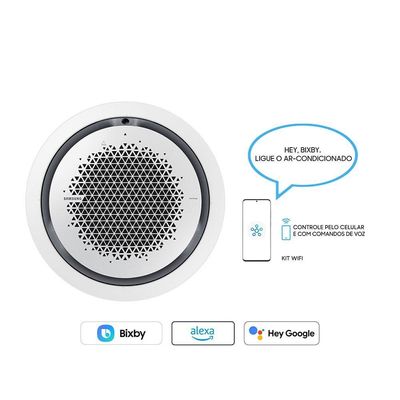 Ar Condicionado Split Cassete Inverter Samsung 360º WindFree 53.000 BTUs Quente E Frio 220V R-32