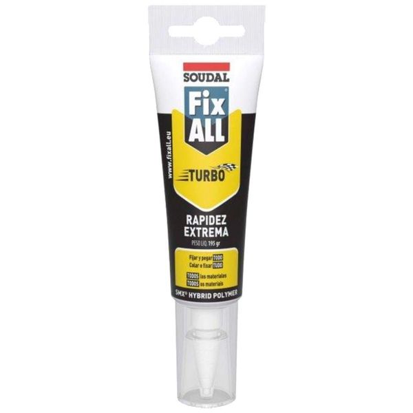 Fix All Turbo Fixa Tudo Branco 125ml - 132219 - Soudal Brasil