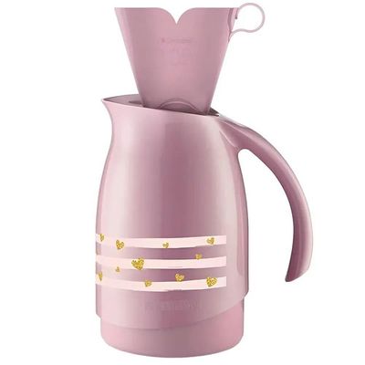 Conjunto De Bule 700ml + Suporte Para Filtro De Café 102 Rosa - Sr1011-60 - Sanremo