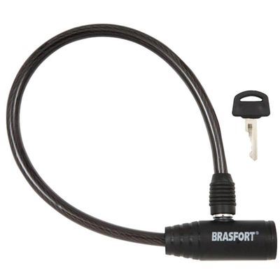 Cadeado Para Bicicleta Com Chave 8mm X 40cm - 7015 - Brasfort