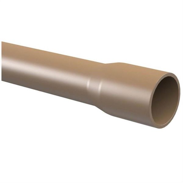 Tubo De Pvc Soldável Marrom 1"" 32mm 3 Metros - 10.12.181.7 - Tigre Tubo Soldavel 32mmx3m Marrom