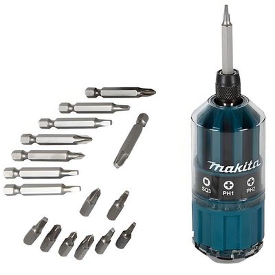 Jogo De Chaves Com Kit Bits 18 Peças - B-28896 - Makita