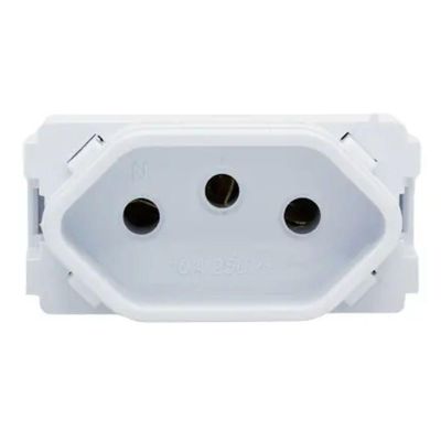 Módulo Tomada 10a Branco - Rvb-1200-1 - Ravenna