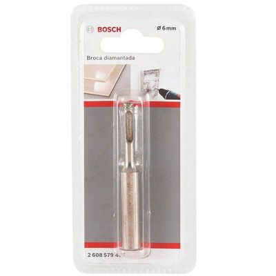 Broca Diamantada Para Cerâmica E Porcelanato 6mm - 2608579407 - Bosch