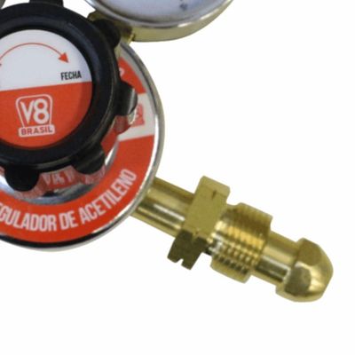 Regulador De Pressão Acetileno - 110183 - V8 Brasil