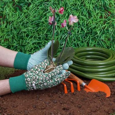 Luva De Algodão Pigmentada Para Jardinagem Tamanho G - 677638 - Palisad Camping