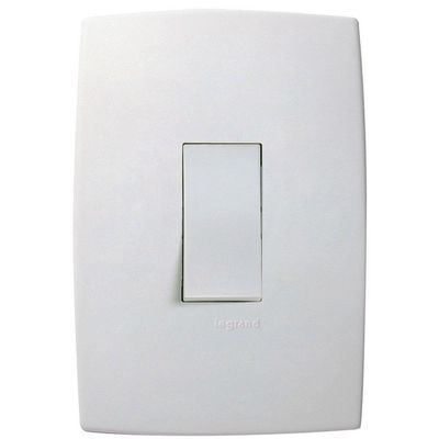 Interruptor Simples Vertical Pialplus - 611100 - Pial Interruptor Simples Vert. Pialplus Pial 611100