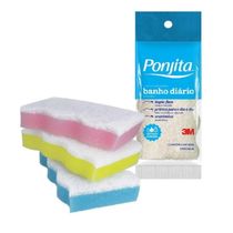 Esponja De Banho Ponjita Leve 3 Pague 2 - H0002271700 - 3m