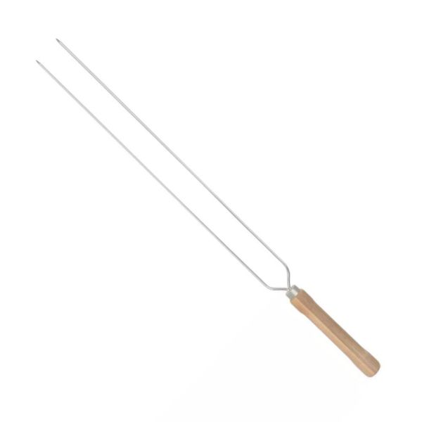 Espeto Duplo Para Churrasco 55cm- 3206 - Mor Espeto Duplo 55cm Mor 32061