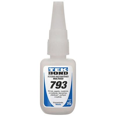 Adesivo Instantaneo 793 20 Gramas - 10571002804 - Tekbond Adesivo Inst.793 20g Tekbond 10571002804