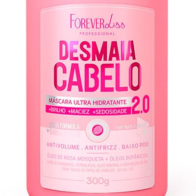 Kit 02 Máscara Desmaia Cabelo 2.0 Forever Liss 300g