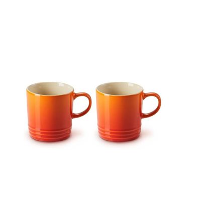 JOGO 2 CANECAS LE CREUSET CHÁ 350ML BRANCO