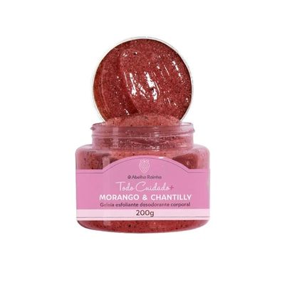 Geleia Esfoliante Desod Corpo Morango Chantilly 200Gr (3828)