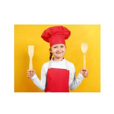 Avental Infantil Rosa Azul Vermelho Amarelo Crianças Kids 5un