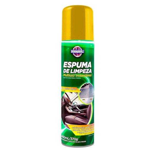 Espuma de Limpeza Automotiva Multiuso 400ml Rodabrill