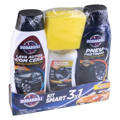 Kit Automotivo de Limpeza Smart 3X1 Rodabrill