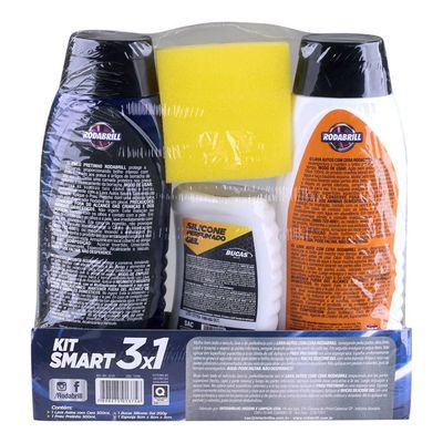 Kit Automotivo de Limpeza Smart 3X1 Rodabrill