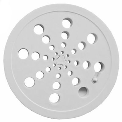 KIT 2 GRELHA RALO PLASTICO REDONDO BRANCO ABRE E FECHA 15 CM