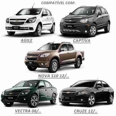 Aplique Cromado Maçaneta Chevrolet S10 Vectra Cruze Agile Captiva Sonic Tracker 4 Portas