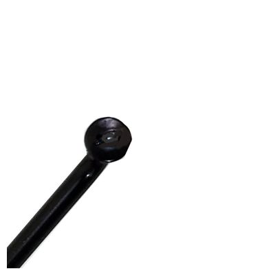 36 RAIO FINO INOX PRETO 2MM X 290MM NIPLE LATÃO ARO 29