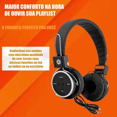 Headset B 05 B05 Fone De Ouvido Bluetooth Sem Fio Sd Fm P2