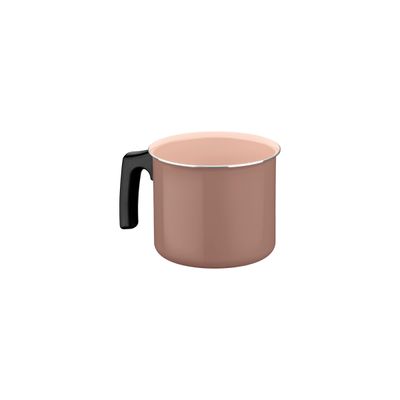 Conjunto de Panelas Tramontina Évora 5 Peças Revestimento Cerâmico Tampas de Vidro Alumínio Capuccino