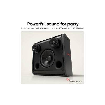 Caixa de Som LG XBoom Stage301 Bluetooth 120W 12h Bateria Karaokê AI by will.i.am