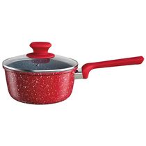 Panela Euro Home Colorstone Antiaderente 5 Camadas Vermelha  2,2 L