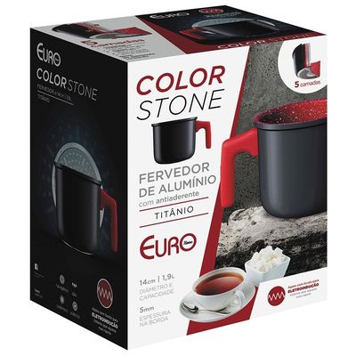 Fervedor Euro Colostone 14 cm - Titânio