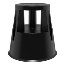 Escada Móvel FlashLimp com Rodízios  Preta