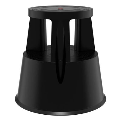 Escada Móvel FlashLimp com Rodízios  Preta