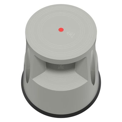 Escada Móvel FlashLimp com Rodízios  Cinza