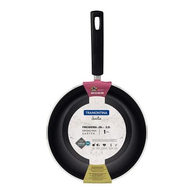 Frigideira Tramontina Sicília em Alumínio com Revestimento Interno e Externo Antiaderente Starflon Excellent 28cm - Avelã