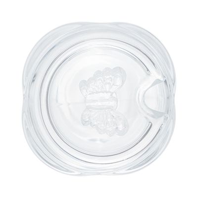 Açucareiro com Colher e Tampa Wolff Butterfly 130ml Vidro Transparente