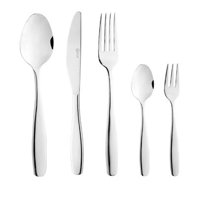 Faqueiro 30 Peças Aço Inox Wolff Cannes Design Sofisticado Alta Durabilidade Inox
